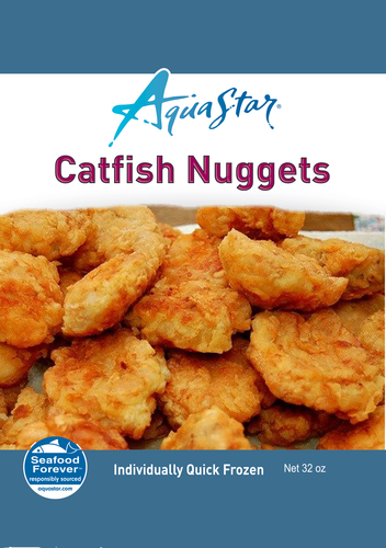 slide 1 of 1, Aqua Star Catfish Nuggets, 32 oz