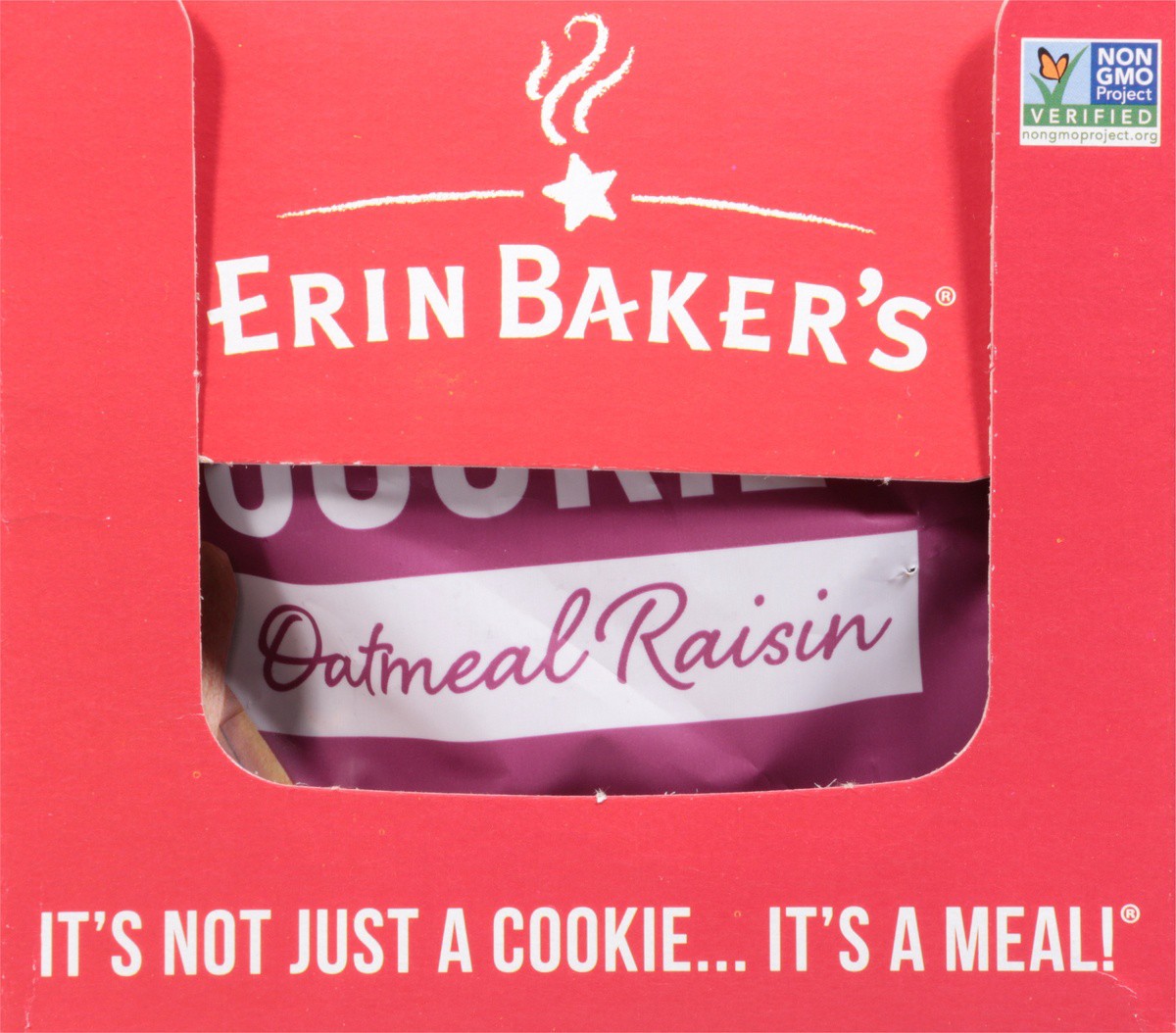 slide 7 of 9, Erin Baker's Oatmeal Raisin Breakfast Cookie 3 oz, 3 oz