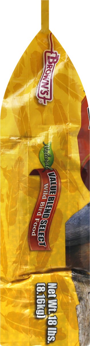 slide 3 of 9, Brown's Value Blend Select Natural Wild Bird Food 18 lb, 18 lb