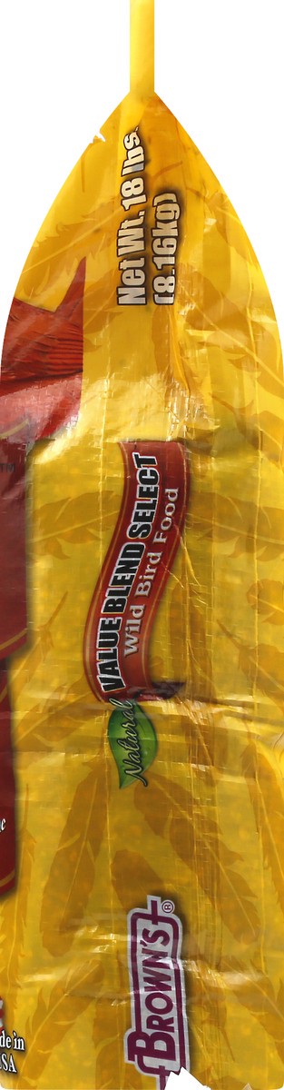 slide 4 of 9, Brown's Value Blend Select Natural Wild Bird Food 18 lb, 18 lb