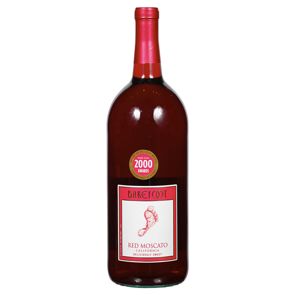 slide 1 of 1, Barefoot Red Moscato, 1.5 liter