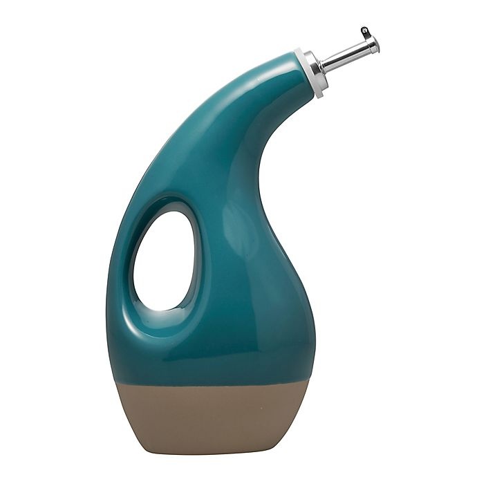 slide 1 of 5, Rachael Ray Cityscapes EVOO Dispensing Bottle - Turquoise, 24 oz