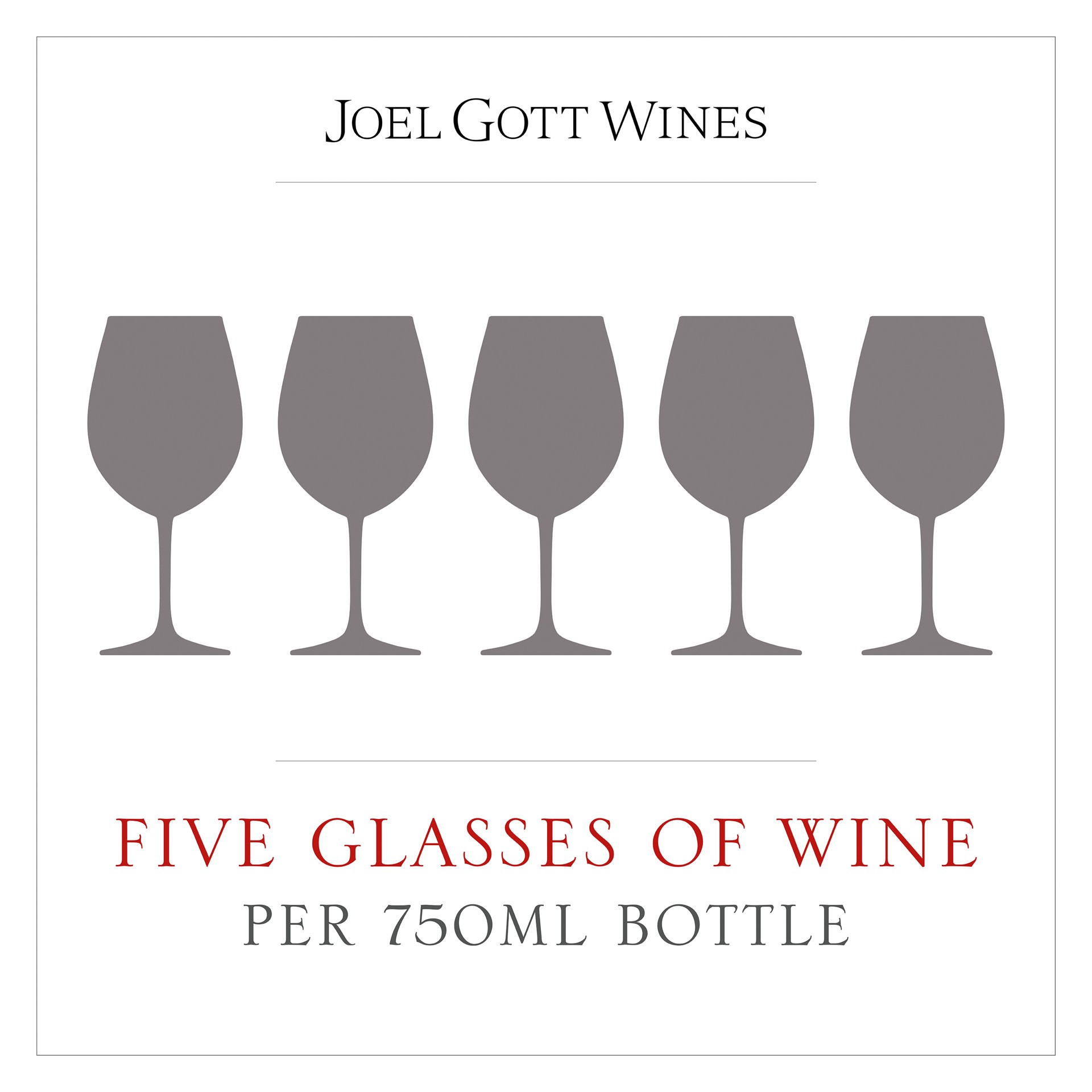 slide 5 of 5, Joel Gott Red Alakai, 750 ml