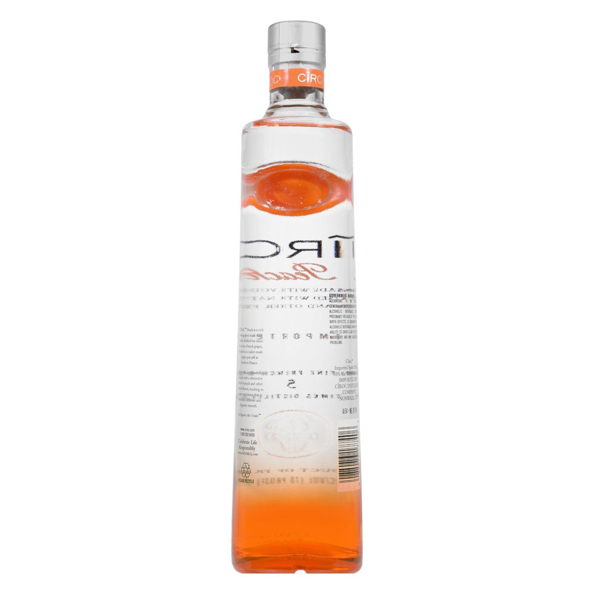 slide 4 of 14, CIROC Peach (Made with Vodka Infused with Natural Flavors), 750 mL, 750 ml