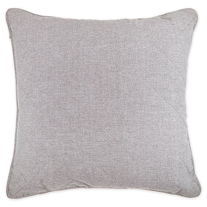 slide 1 of 1, Wamsutta Kenton European Pillow Sham - Grey, 1 ct