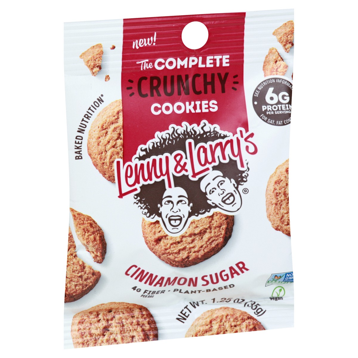 slide 8 of 9, Lenny & Larry's Crunchy Cinnamon Sugar Cookies 1.25 oz, 1.25 oz