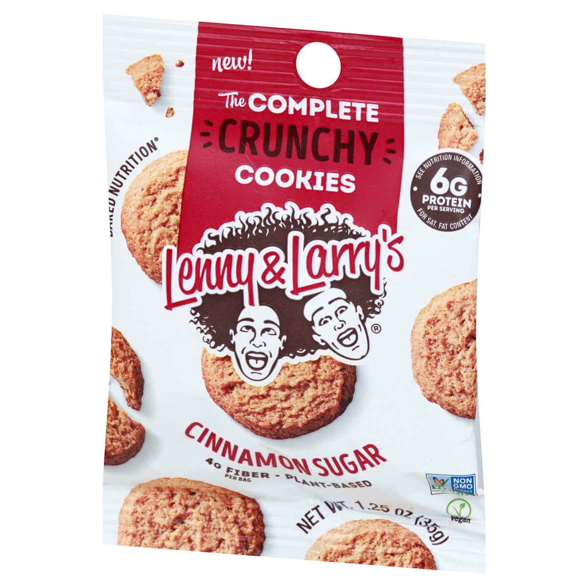 slide 2 of 9, Lenny & Larry's Crunchy Cinnamon Sugar Cookies 1.25 oz, 1.25 oz