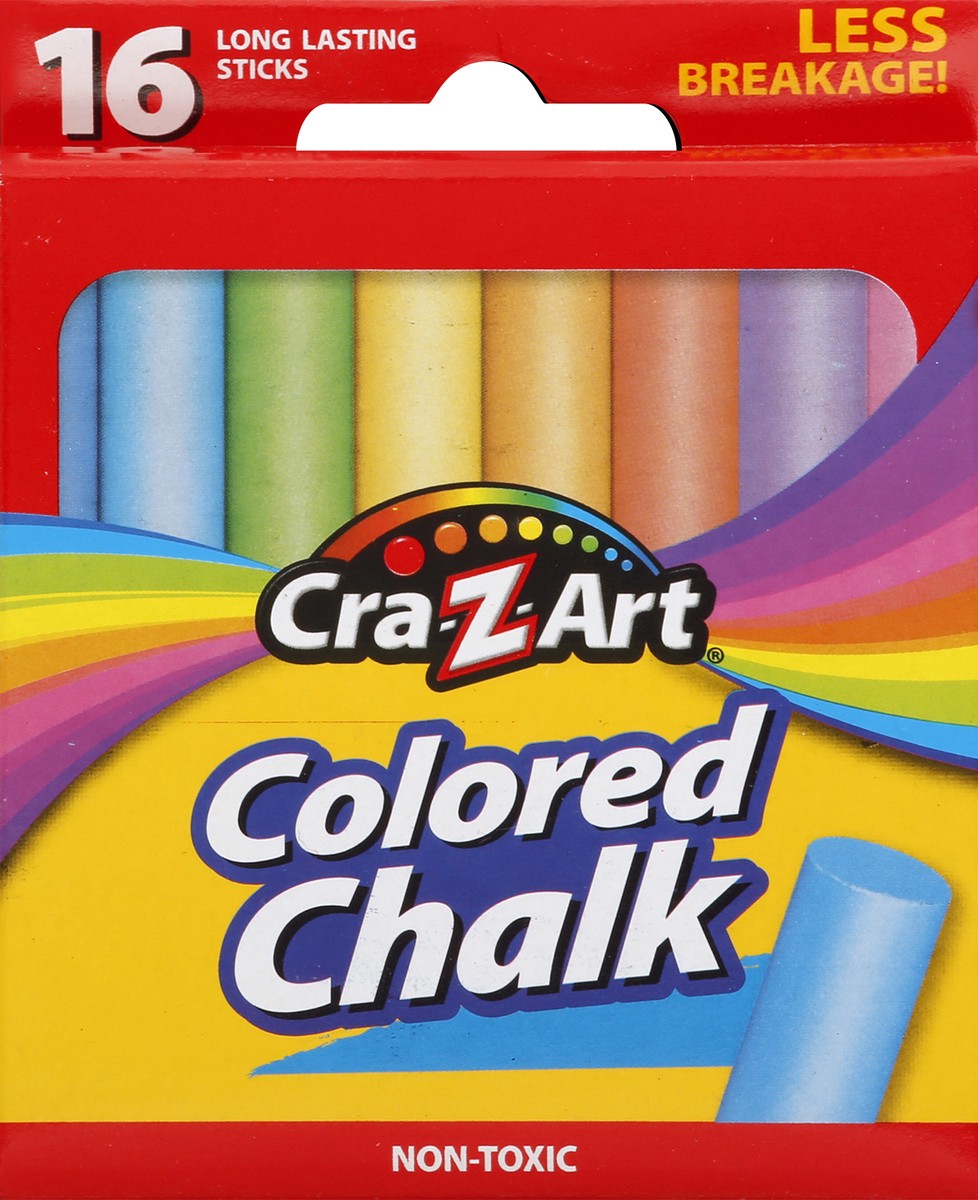 slide 1 of 5, Cra-Z-Art Chalk 16 ea, 16 ct