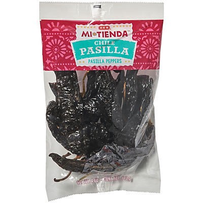 slide 1 of 1, H-E-B Mi Tienda Dried Chile Pasilla Peppers, 4 oz
