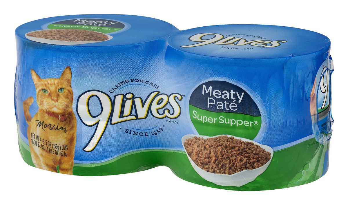 slide 10 of 10, 9Lives Cat Food Super Supper 4Pk, 22 oz