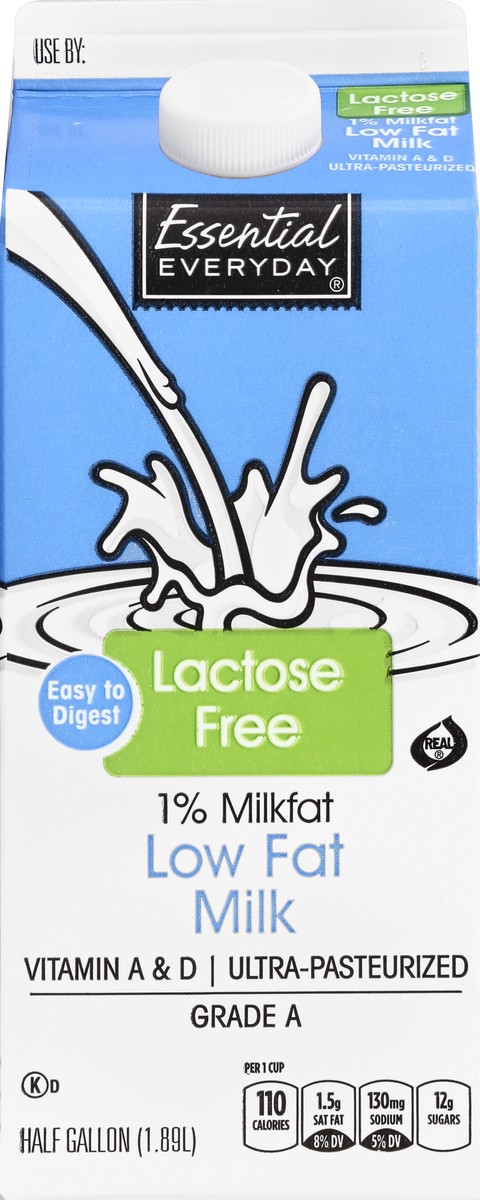 slide 4 of 6, Essential Everyday Lactose Free 1% Milk, 64 fl oz