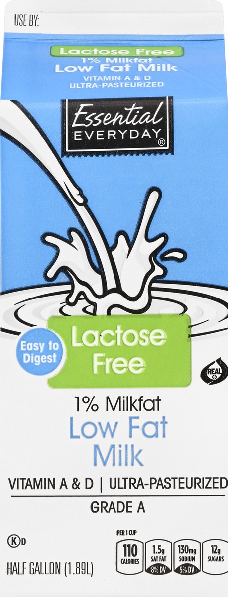slide 6 of 6, Essential Everyday Lactose Free 1% Milk, 64 fl oz