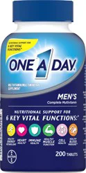 One A Day Men''s Multivitamin/Multimineral Supplement Tablets 200 ea Bottle