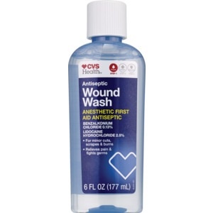 slide 1 of 1, CVS Health Antiseptic Wound Wash, 6 oz