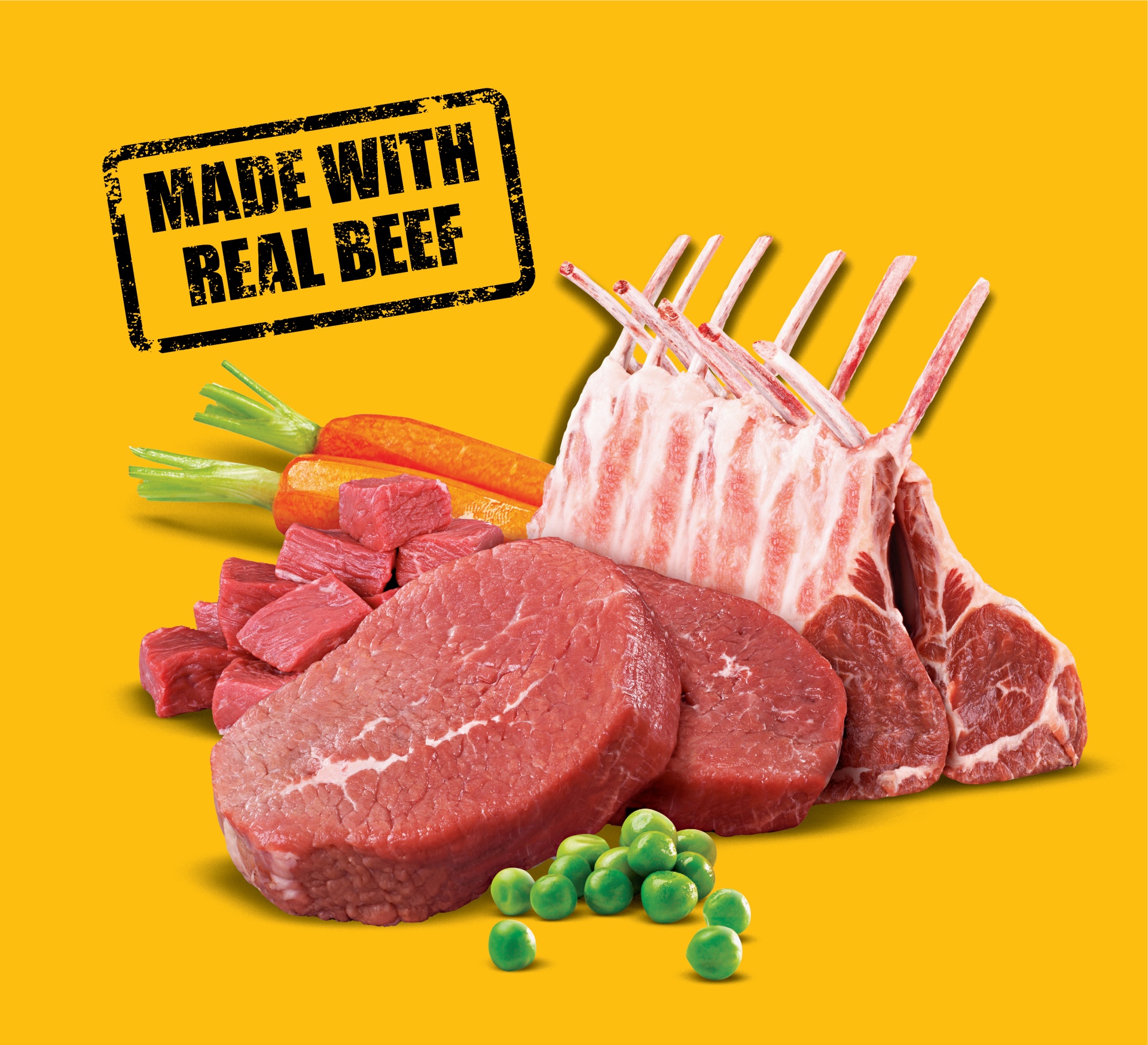 slide 5 of 7, PEDIGREE High Protein Adult Dry Dog Food Beef and Lamb Flavor Dog Kibble, 17 lb