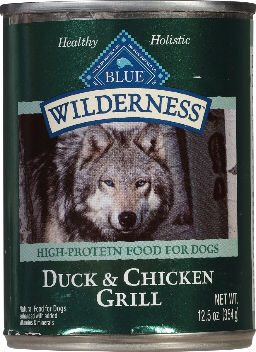 slide 14 of 14, Blue Buffalo Blue Wilderness Duck & Chicken Grill Dog Food 12.5 oz, 12.5 oz