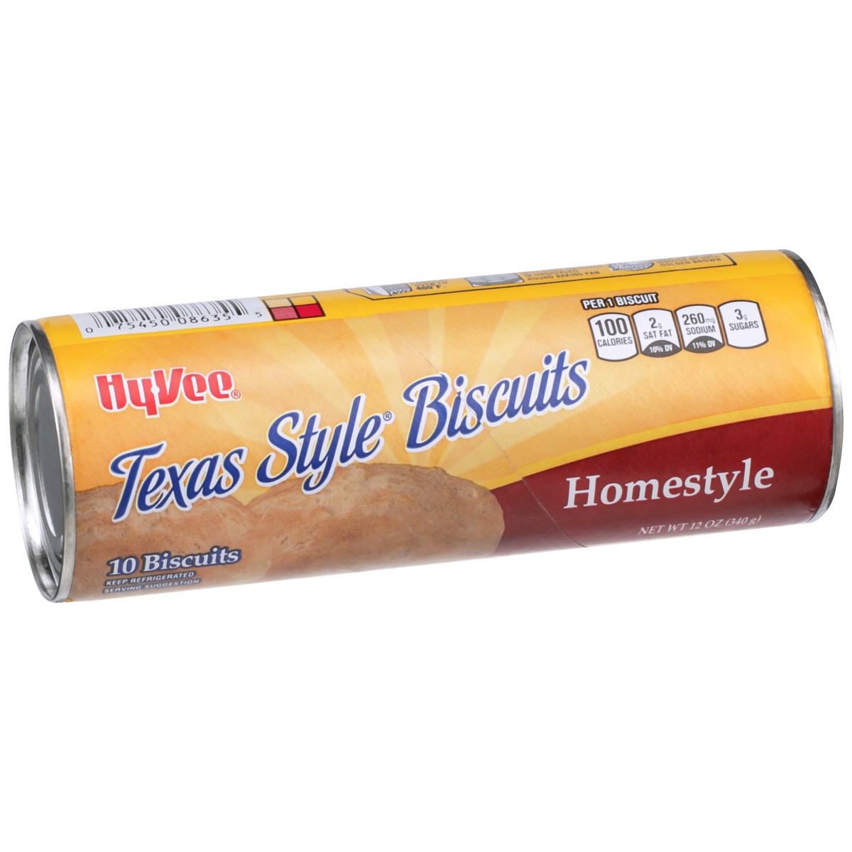 slide 7 of 8, Hy-vee Homestyle Texas Style Biscuits, 10 ct