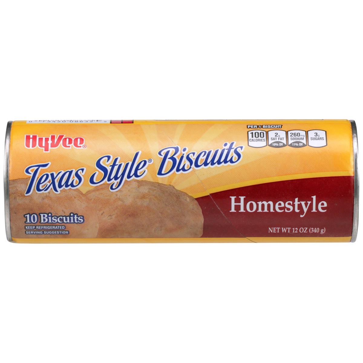 slide 8 of 8, Hy-vee Homestyle Texas Style Biscuits, 10 ct