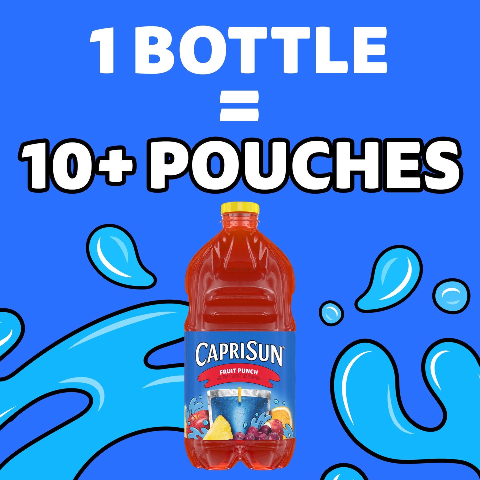 slide 2 of 5, Capri Sun Juice Fruit Punch - 64 fl oz, 64 fl oz