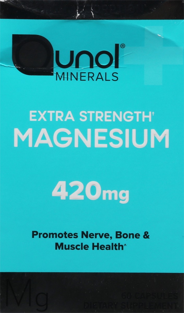 slide 6 of 9, Qunol 420 mg Extra Strength Magnesium 60 Capsules, 60 ct