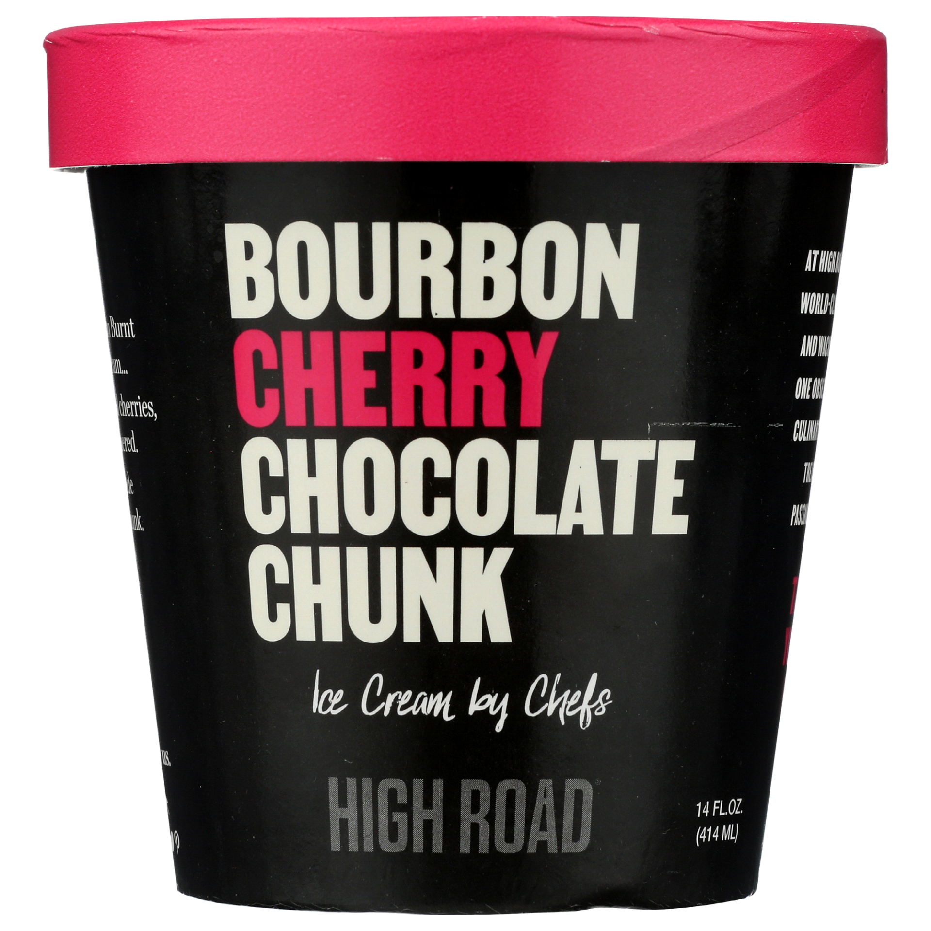 slide 1 of 1, High Road Ice Cream Brbn Cherry Choc Chunk, 14 oz