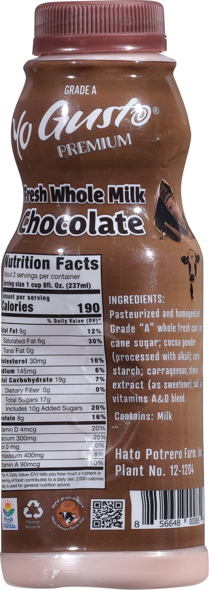 slide 5 of 13, Yo Gusto Premium Fresh Whole Chocolate Milk 12.5 fl oz, 12 oz