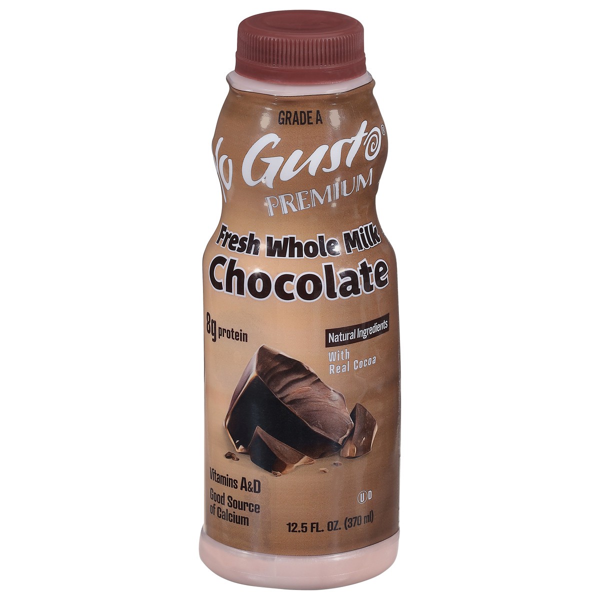 slide 9 of 13, Yo Gusto Premium Fresh Whole Chocolate Milk 12.5 fl oz, 12 oz
