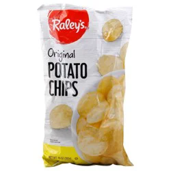 Raley's Potato Chips, Original 10 oz