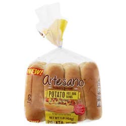 Artesano Potato Hamburger Buns 8 ct