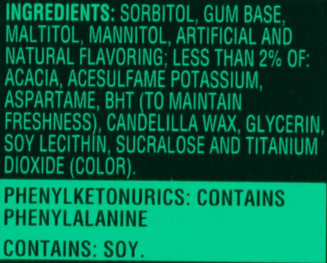 slide 5 of 5, 3Pk Dentyne Ice Spearmint 48Pc, 3 ct