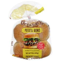 Artesano Potato Hot Dog Buns, 8 ct