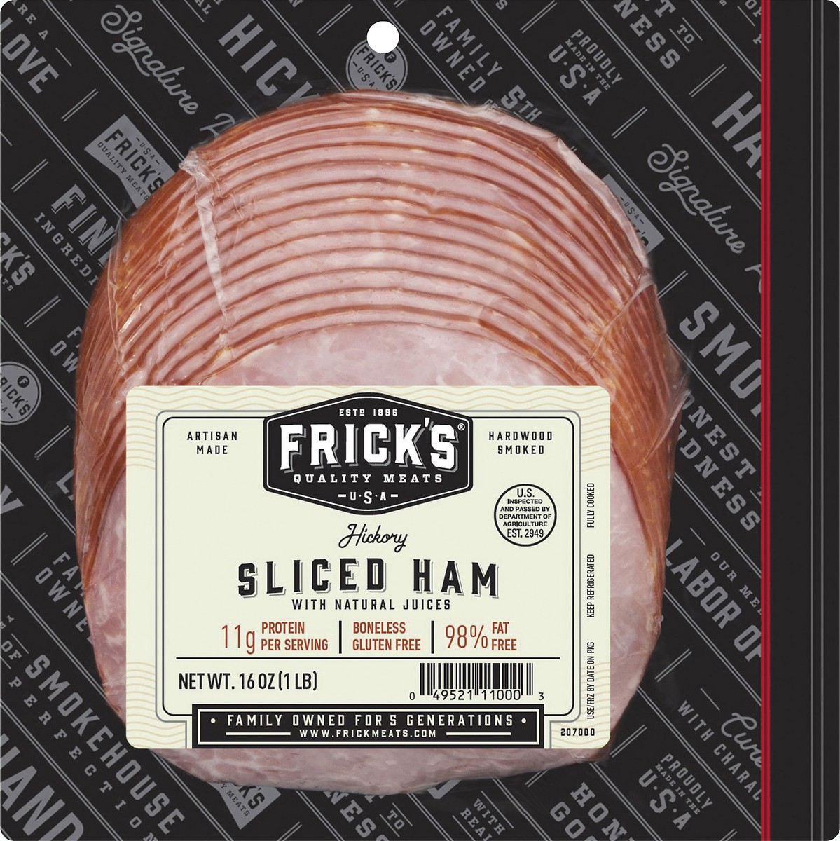 slide 3 of 4, Frick's Boneless Hickory Sliced Ham 16 oz, 16 oz