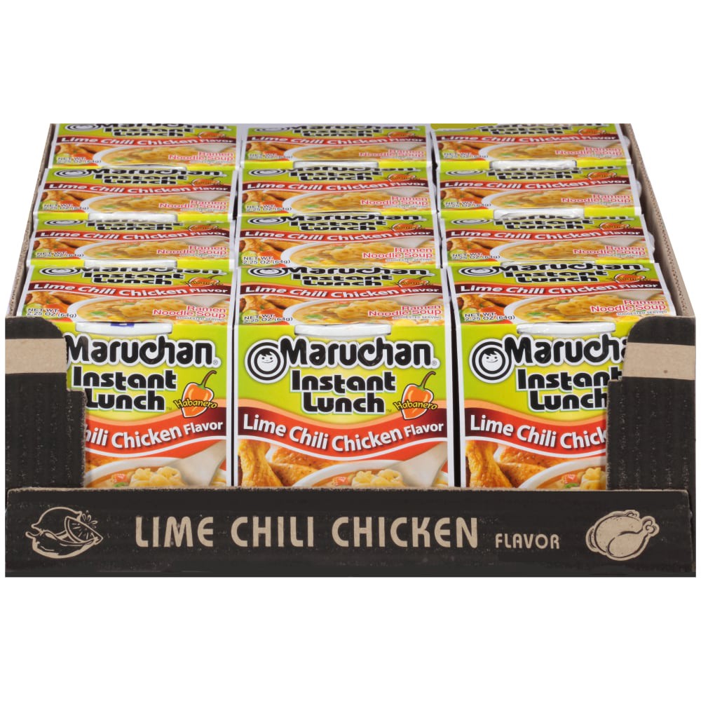 slide 1 of 5, Maruchan Instant Lunch Lime Chili Chicken, 2.25 oz