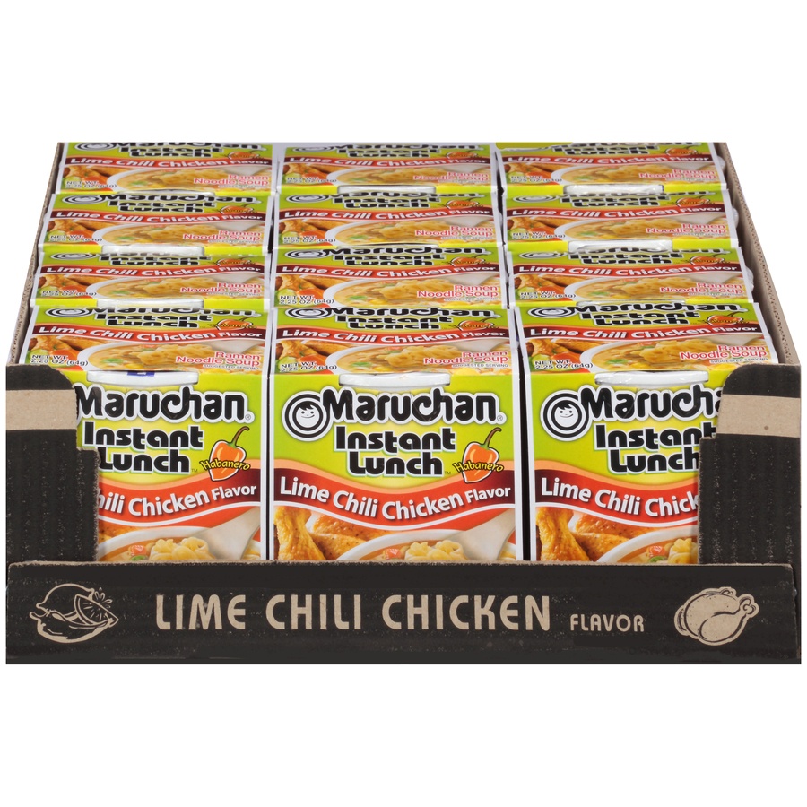 slide 1 of 8, Maruchan Chili Chicken Flavor Instant Lunch, 12 ct; 2.25 oz