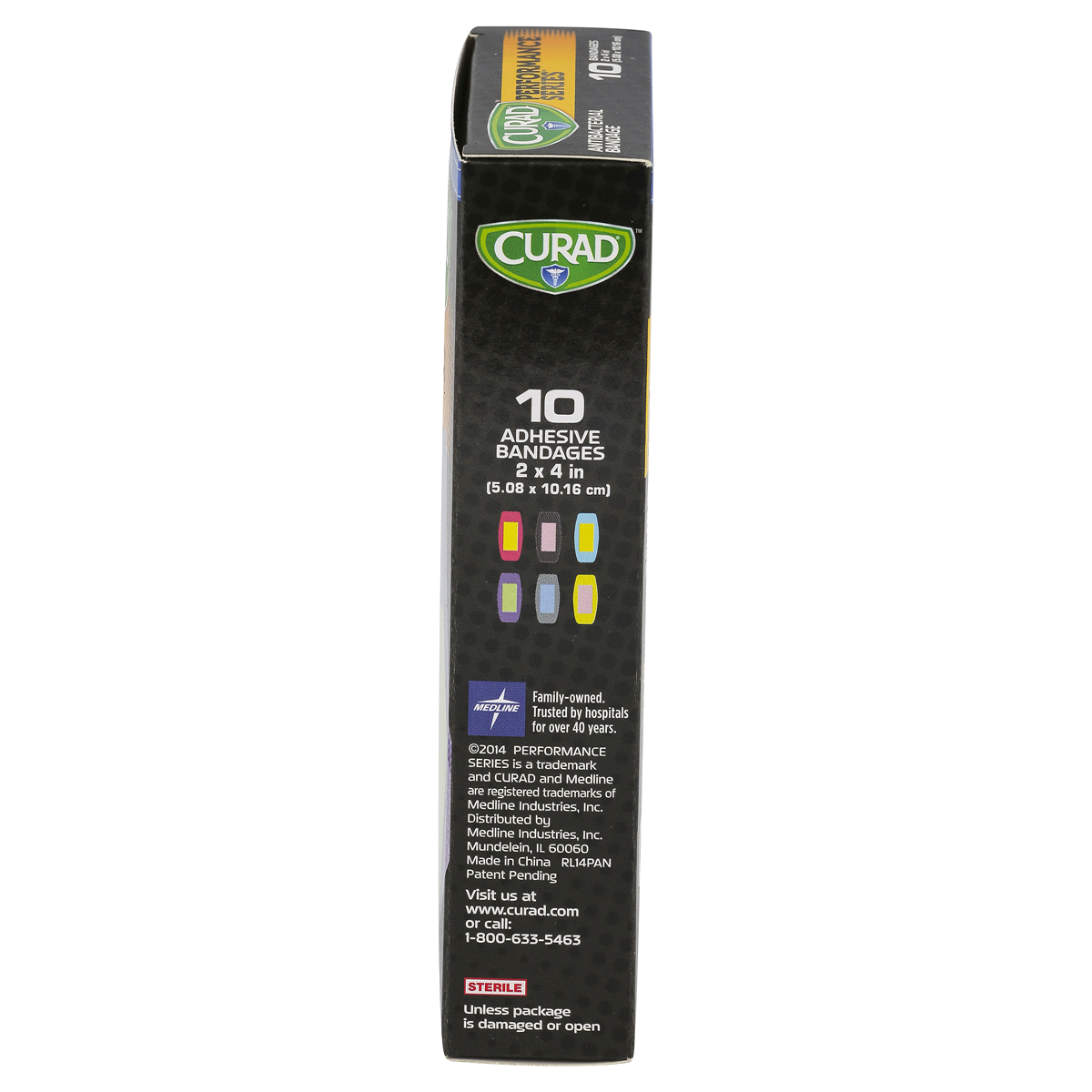 slide 4 of 4, Curad Performance Series XL Bandages, 10 ct