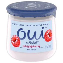 Yoplait Yogurt Oui Frnch Style Raspbry