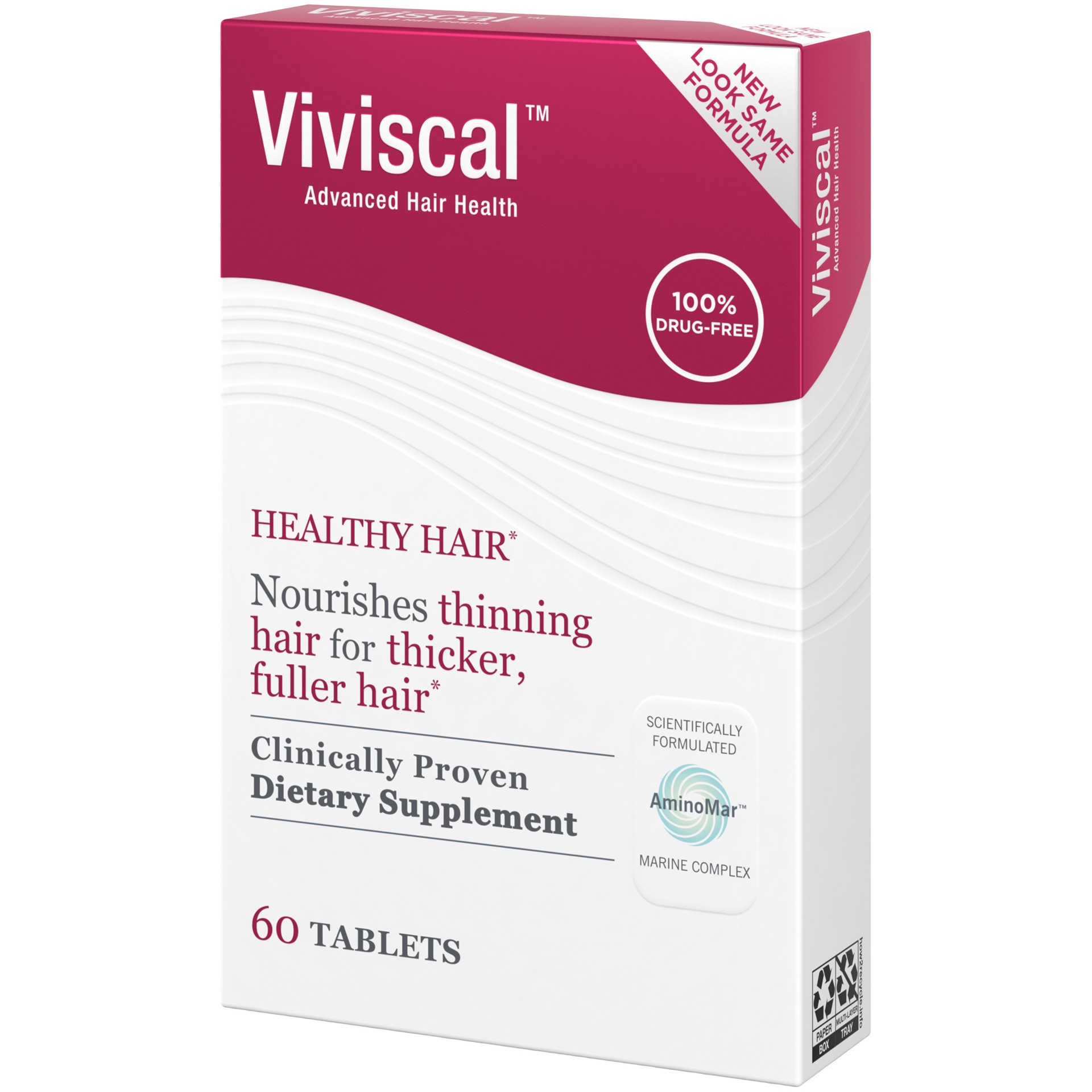 slide 3 of 4, Viviscal Healthy Hair, 60 ct