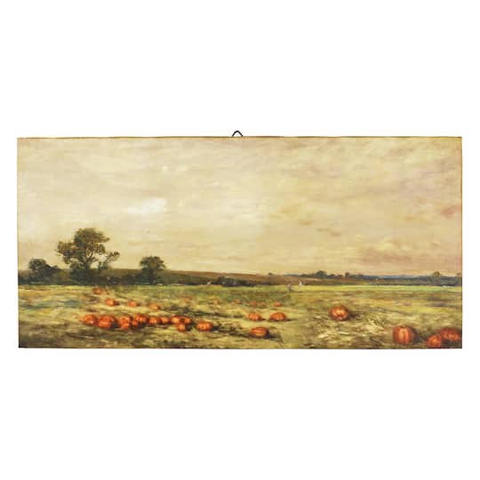 slide 1 of 4, Pumpkin Field Wall Decor By Ashland, 17.5 in x 8.25 in