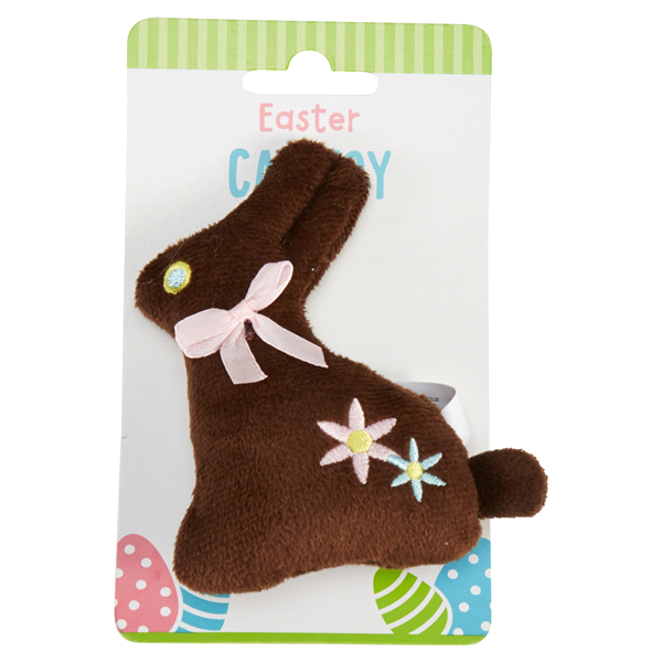 slide 1 of 1, Meijer Easter Cat Toy, Chocolate Bunny, 1 ct