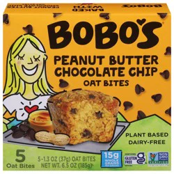 Bobo's Peanut Butter Chocolate Chip Oat Bites 5 - 1.3 oz Oat BItes
