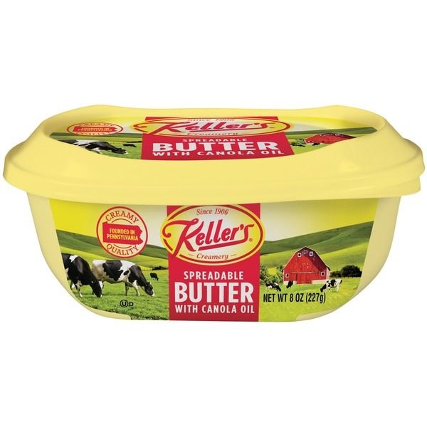 slide 1 of 1, Keller's Kellers Canola Butter - 8 Oz, 8 oz