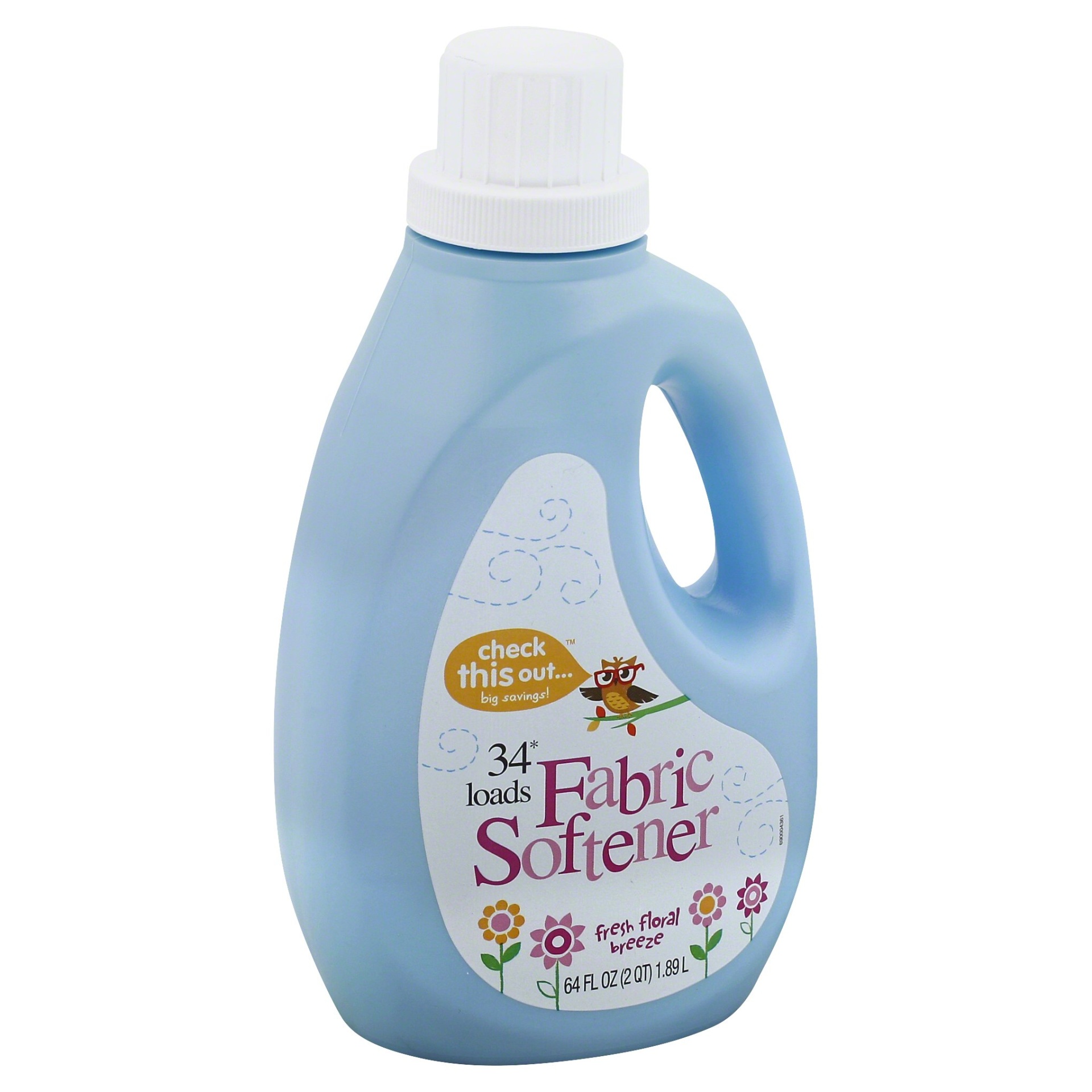 slide 1 of 2, Check This Out... Floral Breeze Fabric Softener, 64 fl oz