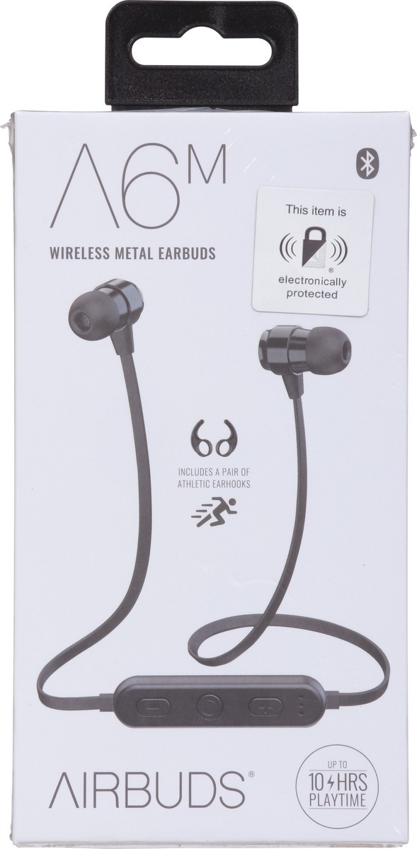 slide 5 of 9, Airbuds A6M Wireless Metal Earbuds 1 ea, 1 ct