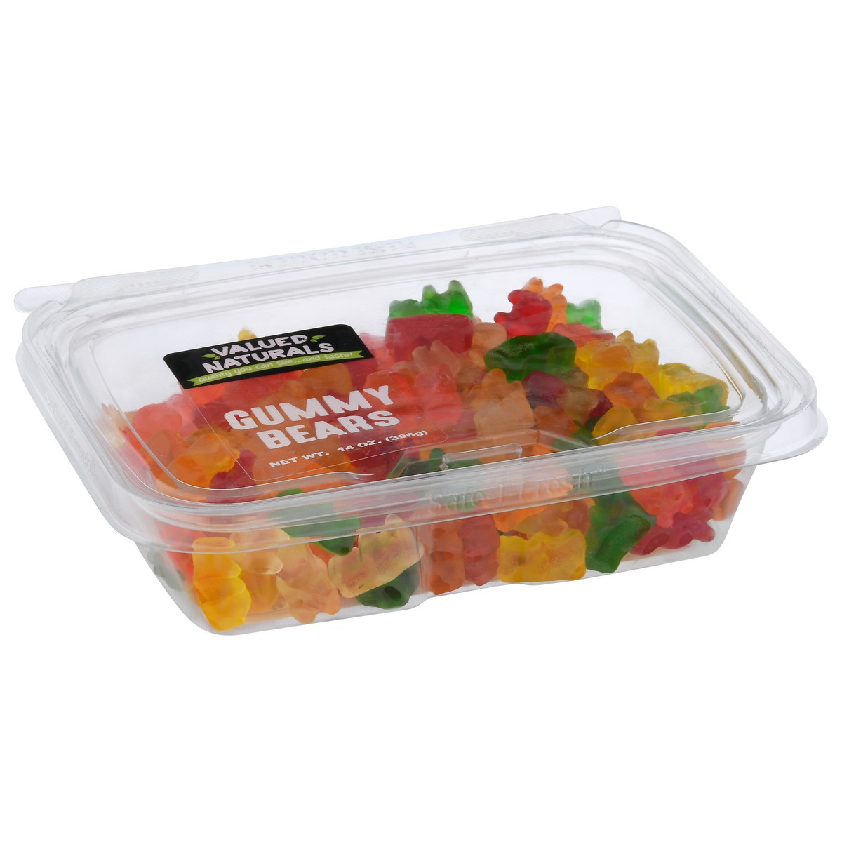 slide 4 of 9, Valued Naturals Tub Gummi Bears, 12 oz