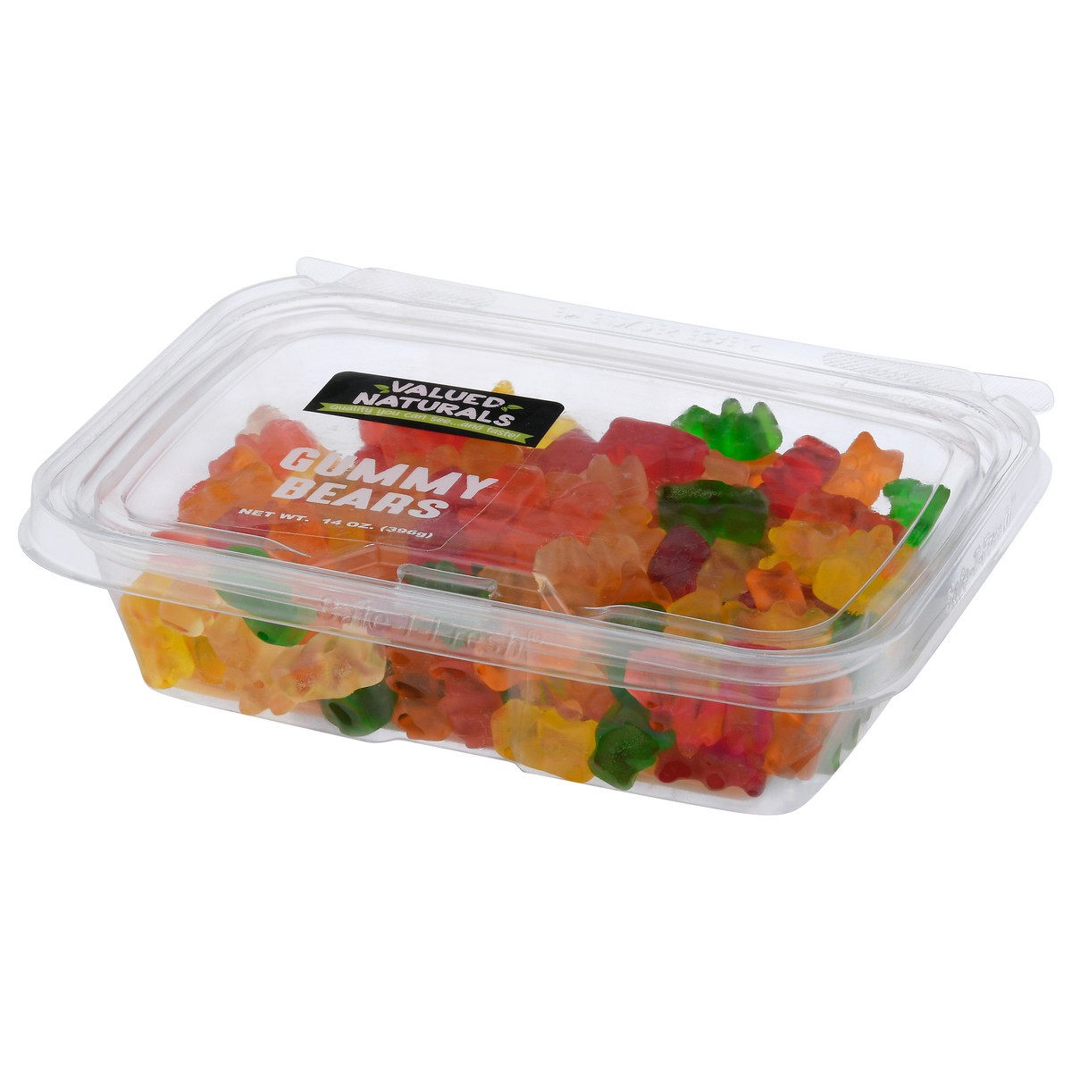 slide 3 of 9, Valued Naturals Tub Gummi Bears, 12 oz