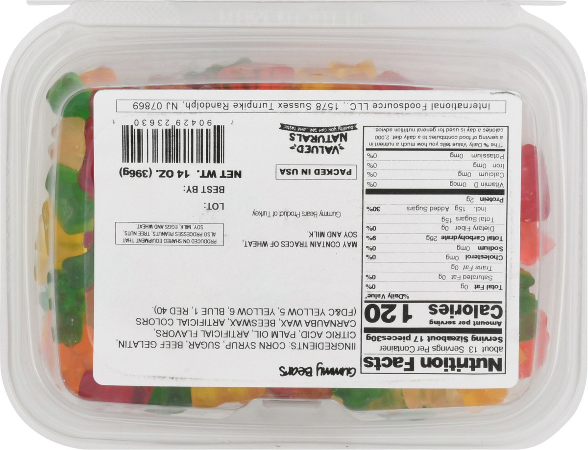 slide 2 of 9, Valued Naturals Tub Gummi Bears, 12 oz