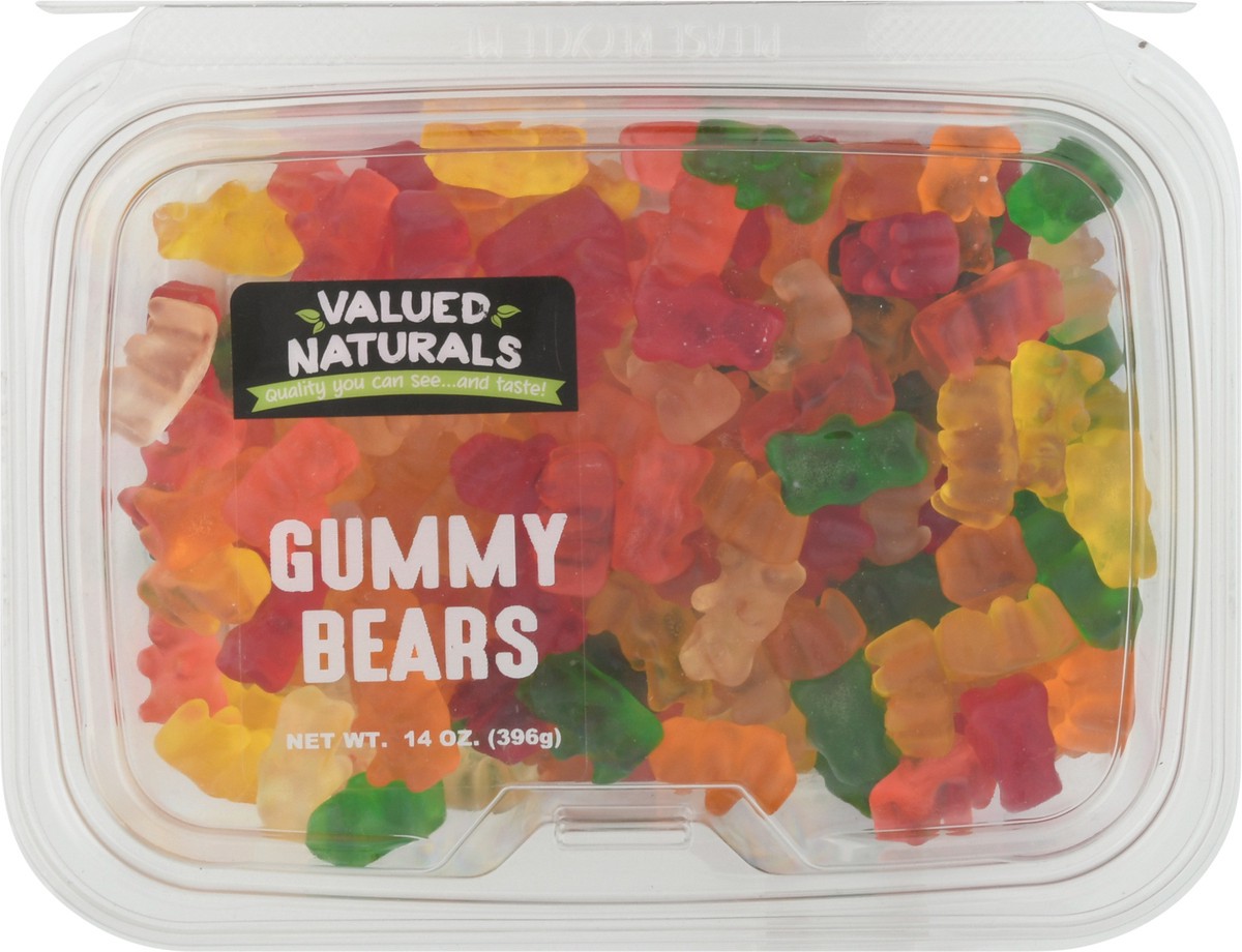 slide 6 of 9, Valued Naturals Tub Gummi Bears, 12 oz