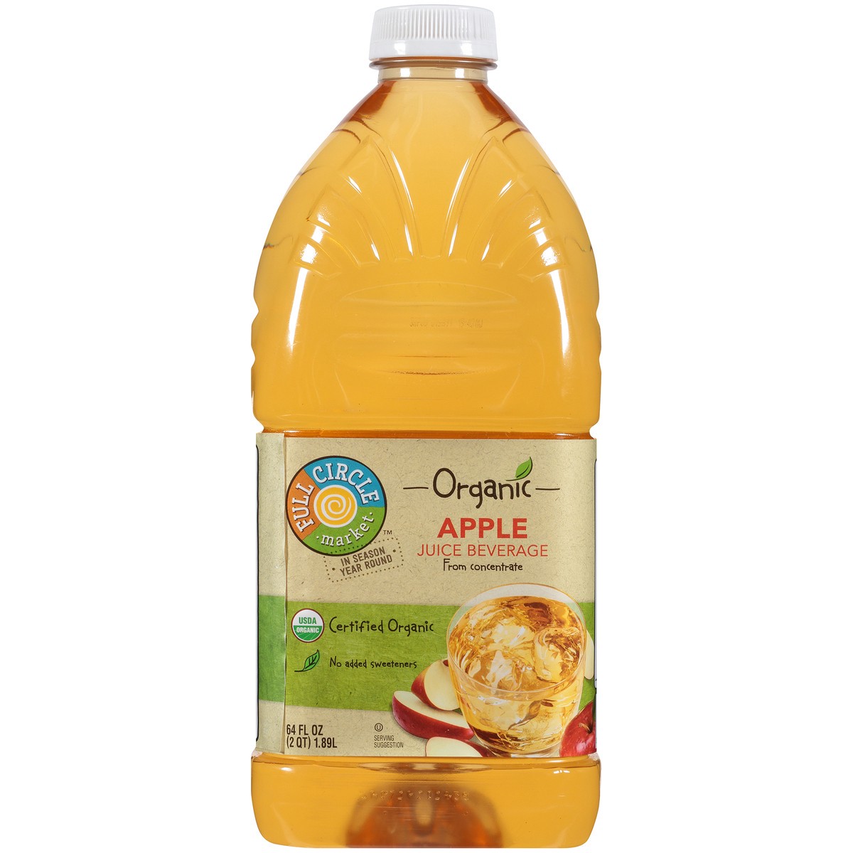 slide 9 of 12, Full Circle Market Apple Juice Beverage From Concentrate - 64 fl oz, 64 fl oz