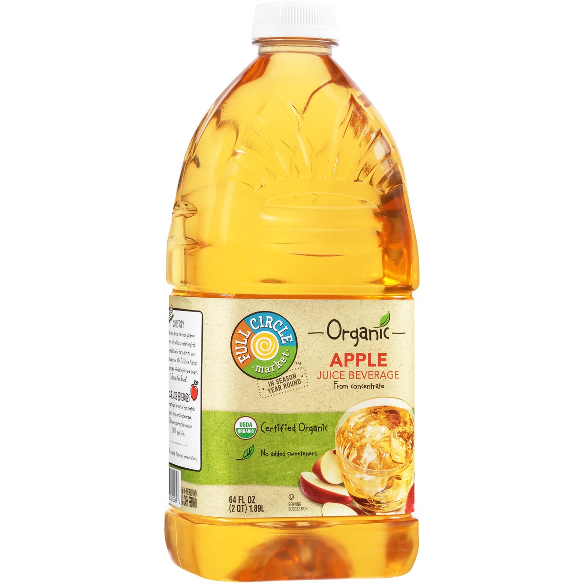 slide 5 of 12, Full Circle Market Apple Juice Beverage From Concentrate - 64 fl oz, 64 fl oz