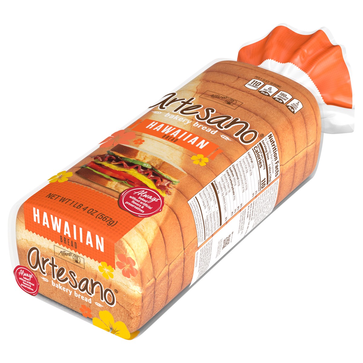 slide 10 of 14, Alfaros Alfaro's Artesano Hawaiian Bread, 20 oz, 20 oz
